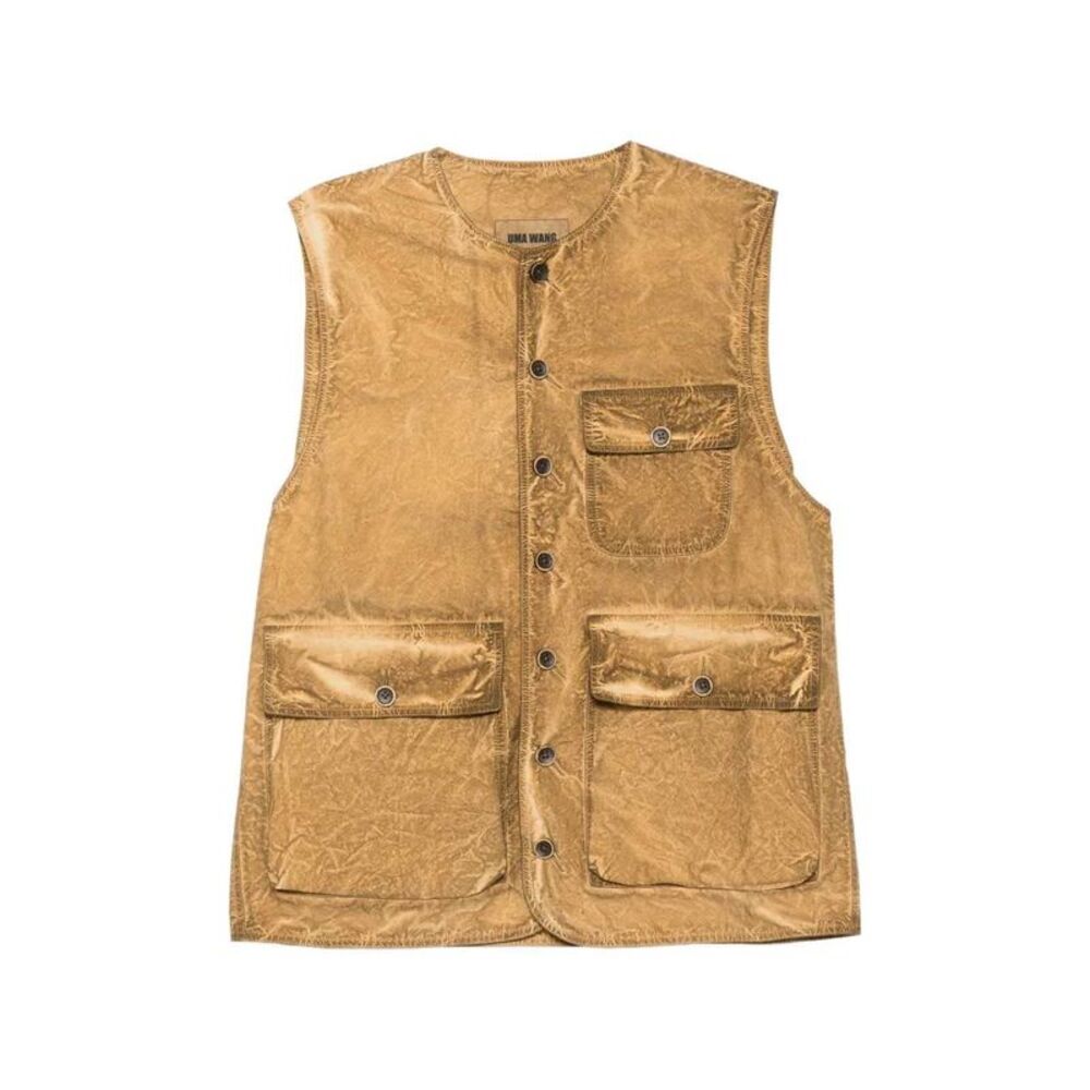 Uma Wang Men Vest With Flap And Button Pocket